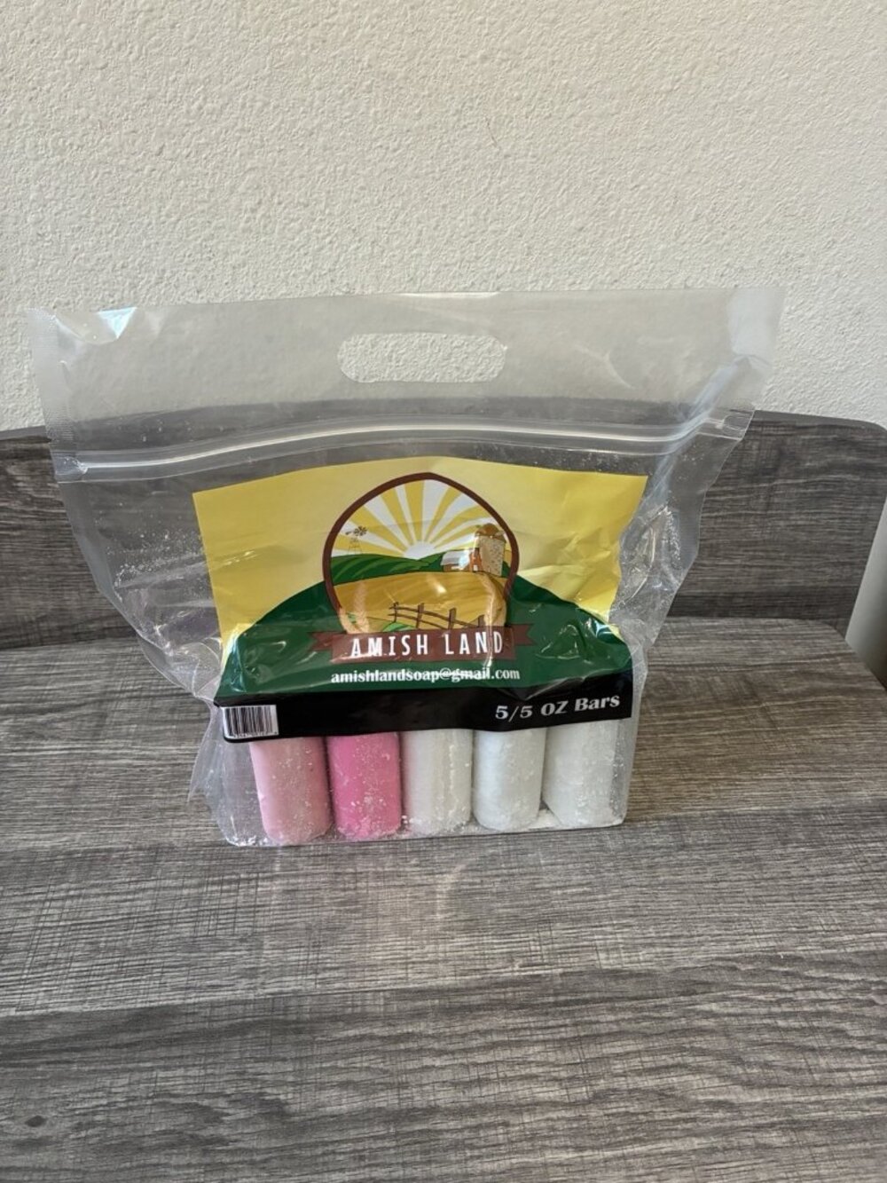 Amish Land Soap Five 5 oz Bars